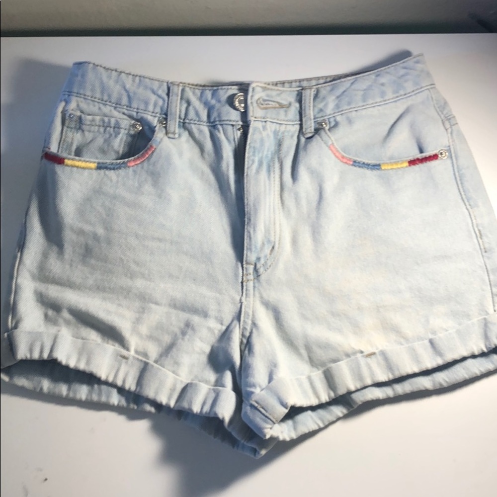 Forever 21 high rise denim shorts